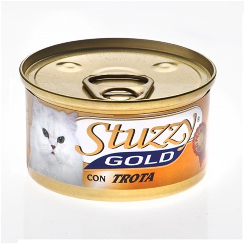 STUZZY Gold Alabalıklı Pate Kedi Konserve 85 GR