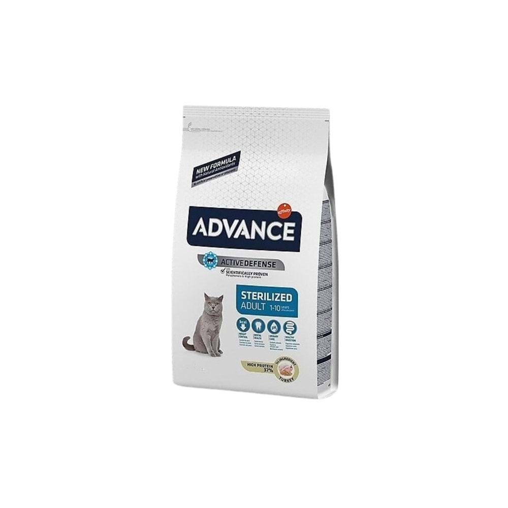 ADVANCE Hindili Kısırlaştırılmış Kedi Maması 1,5 Kg