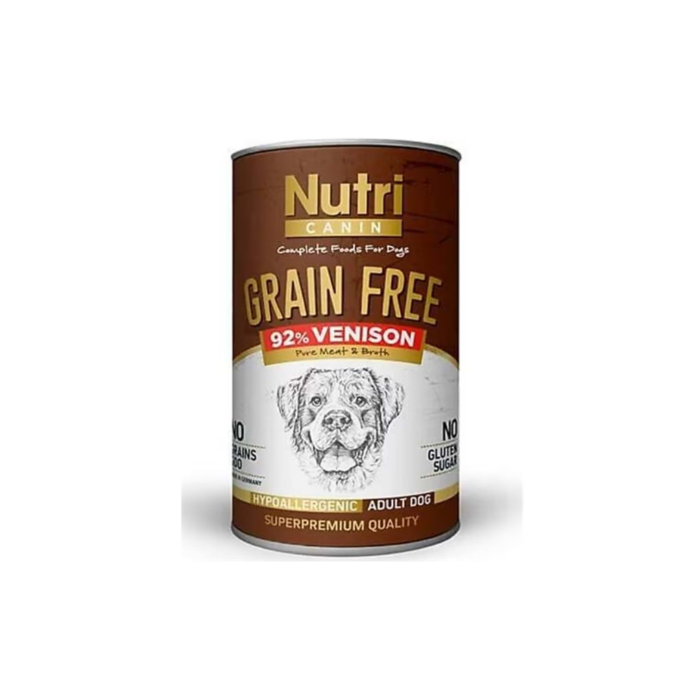 NUTRI CANIN Tahılsız Domuz Etli ve Konserve 400 GR