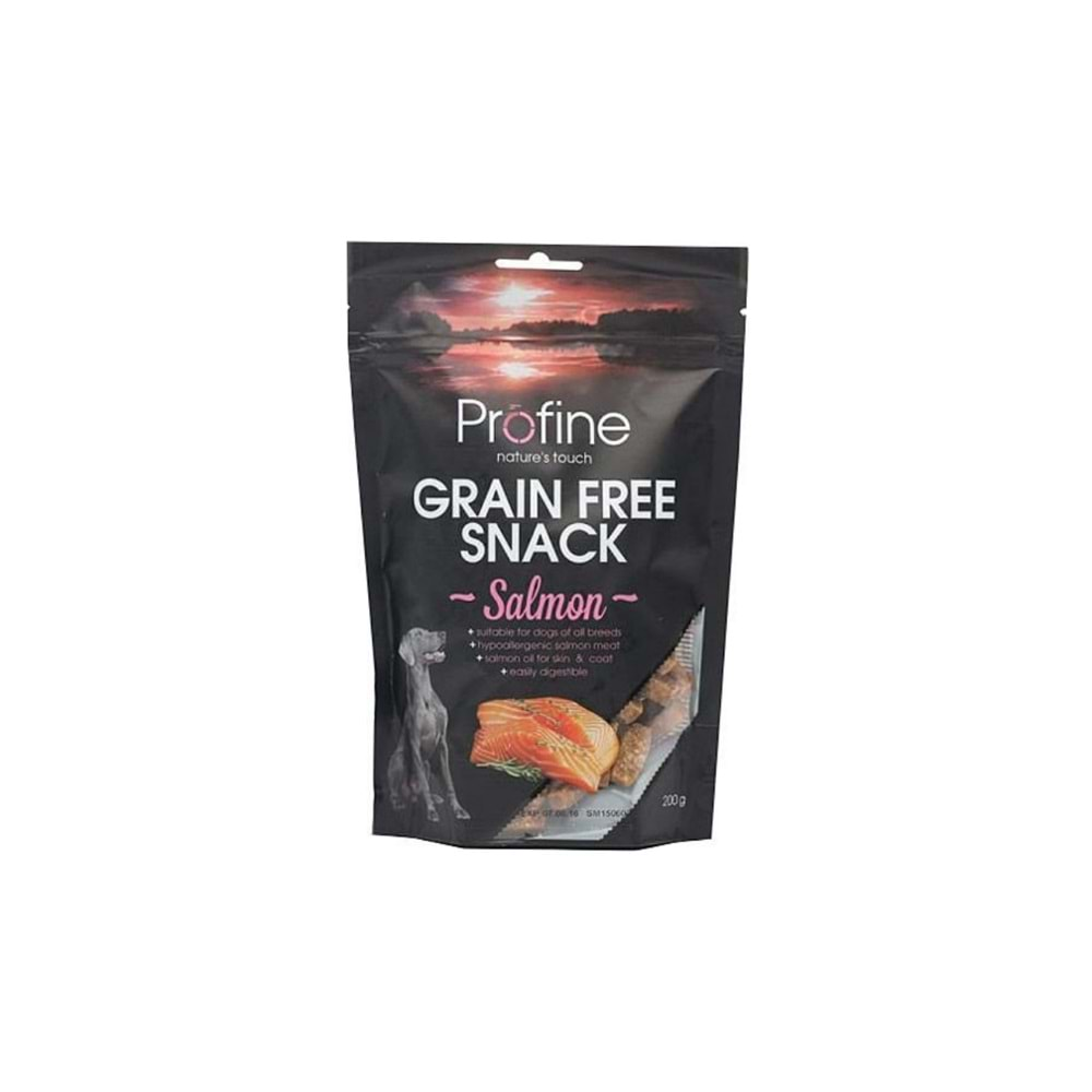 PROFINE Grain Free Somonlu Somonlu Tahılsız Köpek Ödülü 200 Gr