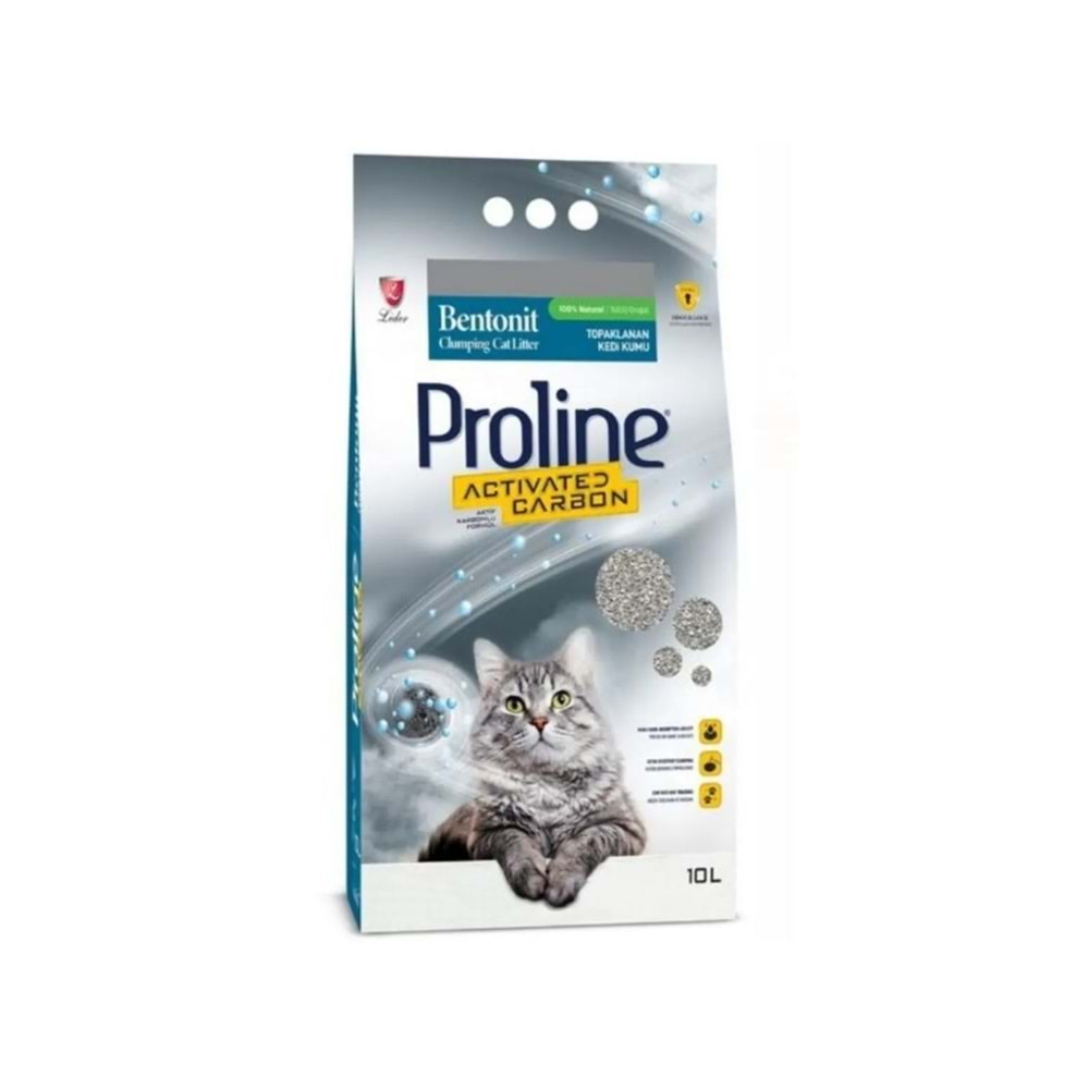 PROLINE Aktif Karbonlu Kedi Kumu 10 LT