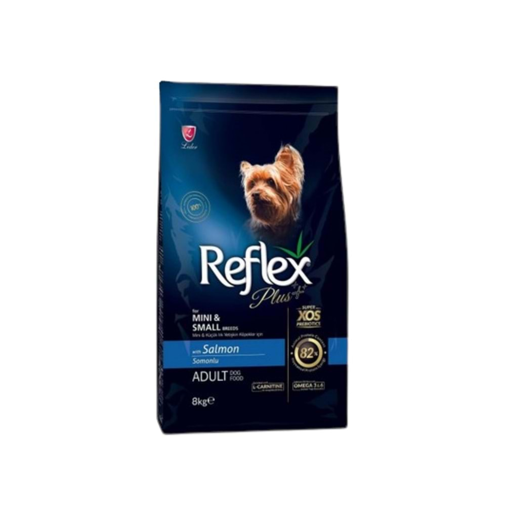 REFLEX Plus Somonlu Küçük Irk Yetişkin Köpek Maması 8 Kg