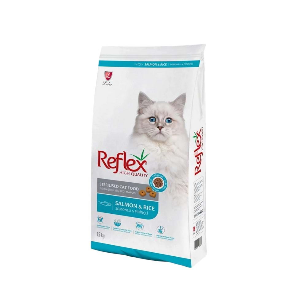 REFLEX Somonlu Kısırlaştırılmış Kedi Maması 15 Kg