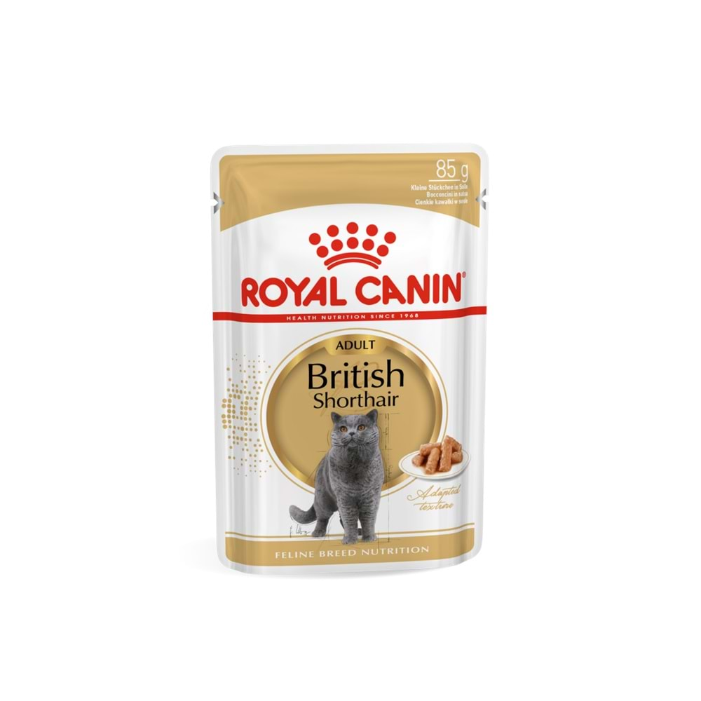 ROYAL CANIN British Shorthair Pouch Yetişkin Kedi Konservesi 85gr