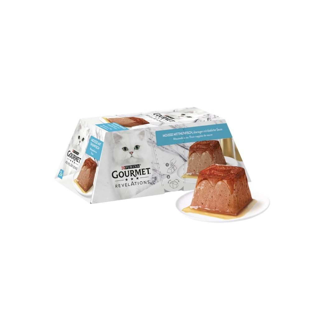 GOURMET Revelations Ton Balıklı Kedi Konservesi 2x57 Gr