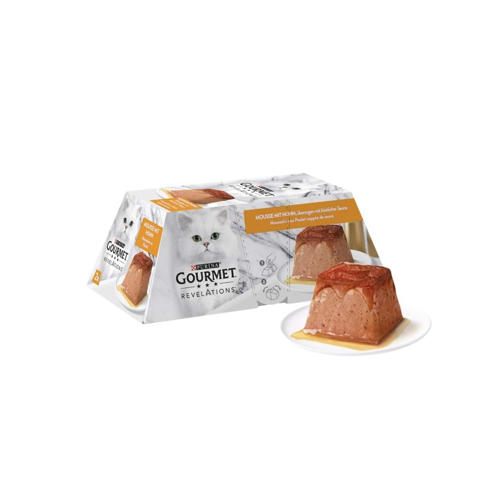 GOURMET Revelations Tavuklu Kedi Konservesi 2x57 Gr