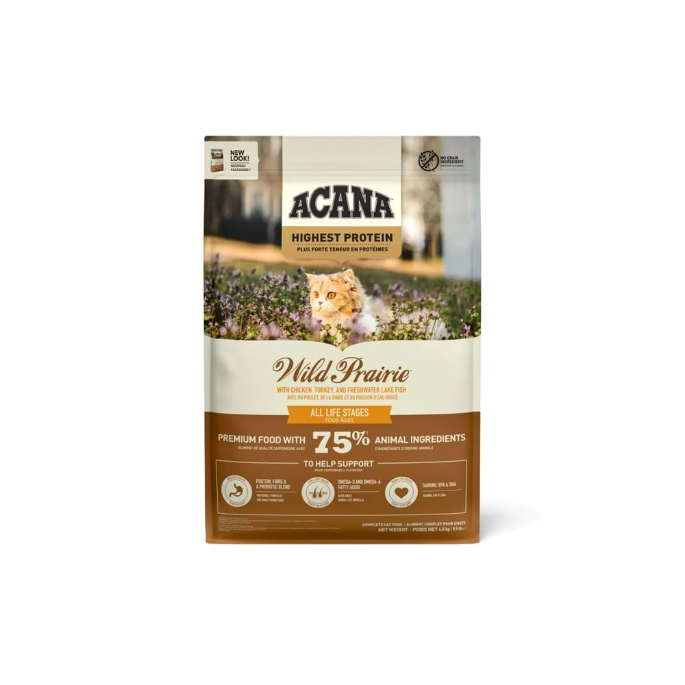 ACANA Wild Prairie Kedi Maması 4,5 Kg