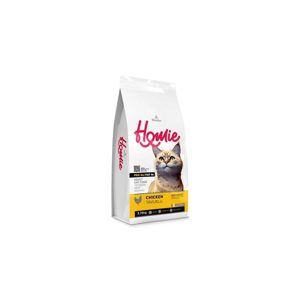 HOMIE PRO36/FAT16 Super Premium Tavuklu Yetişkin Kedi Maması 3.75 Kg