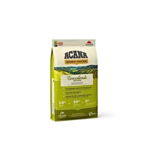 ACANA Grasslands Kuzulu Ördekli ve Balıklı Tahılsız Yetişkin Köpek Maması 11,4 Kg