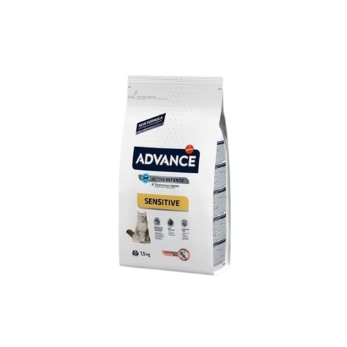 ADVANCE Sensitive Somonlu Yetişkin Kedi Maması 1,5 Kg