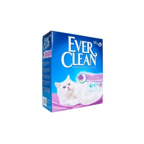 EVER CLEAN Lavender Lavanta Kokulu Topaklaşan Kedi Kumu 10 LT