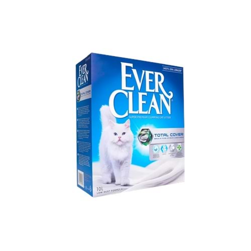 EVER CLEAN Total Cover Koku Önleyici Topaklaşan Kedi Kumu 10 LT