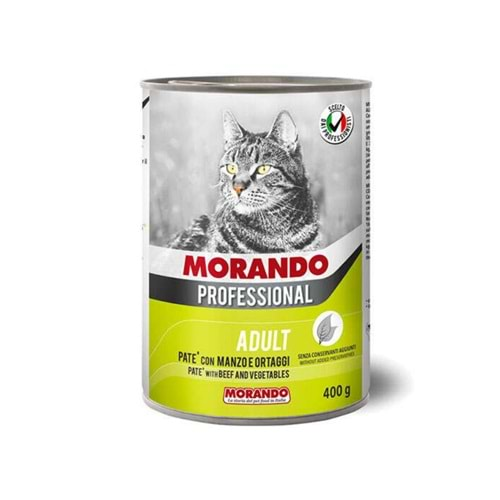 Morando Pate Biftek-Sebzeli Kedi Konservesi 400gr