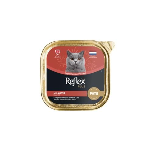 REFLEX Plus Pate Kuzu Etli Yetişkin Kedi Kedi Konservesi 85Gr