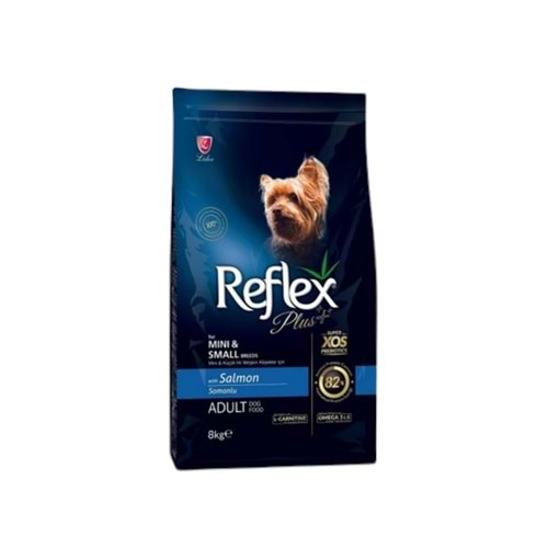 REFLEX Plus Somonlu Küçük Irk Yetişkin Köpek Maması 8 Kg