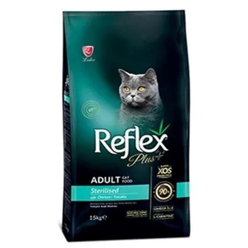 REFLEX Plus Tavuklu Kısırlaştırılmış Kedi Maması 15 kg