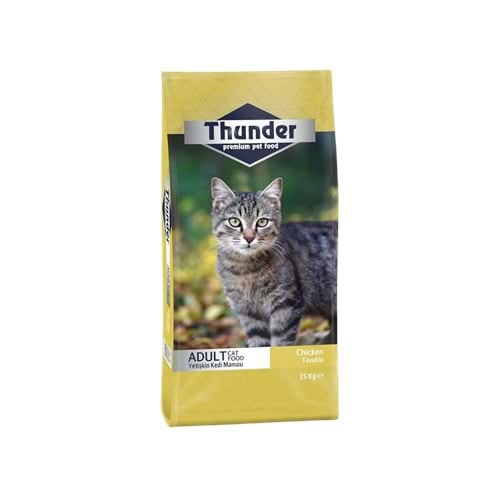 THUNDER Tavuklu Yetişkin Kedi Maması 15 Kg