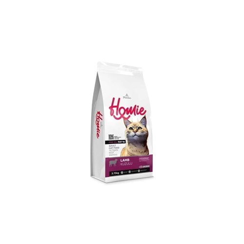 HOMIE PRO36/FAT16 Super Premium Düşük Tahıllı Kuzulu Yetişkin Kedi Maması 3.75 Kg