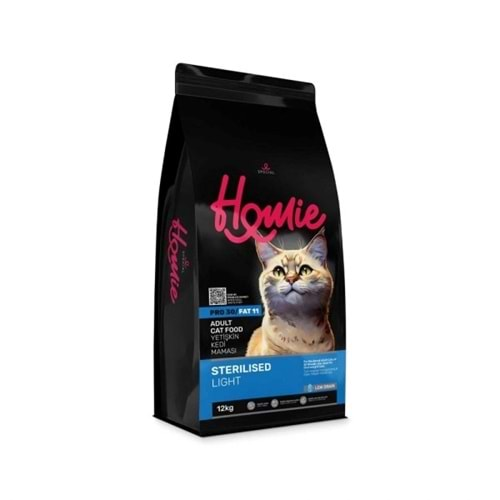 HOMIE PRO30/FAT11 Special Tavuklu Düşük Tahıllı Kısırlaştırılmış Yetişkin Kedi Maması 12 Kg