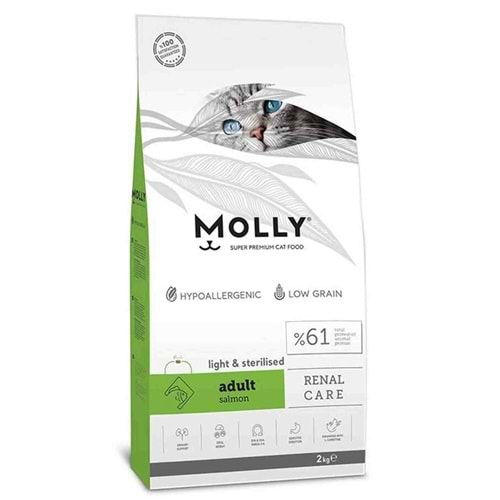 MOLLY Somonlu Yetişkin Kısır Kedi Maması 2 Kg