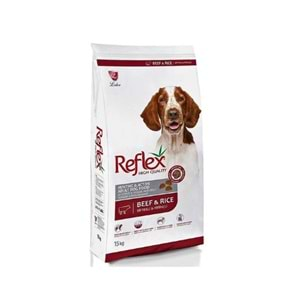 REFLEX Biftekli Yüksek Enerji Büyük Irk Köpek Maması 15 KG