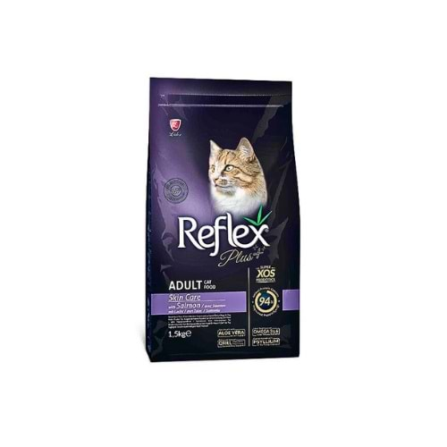 REFLEX Plus Skin Care Somon Balıklı Yetişkin Kedi Maması 1,5 kg