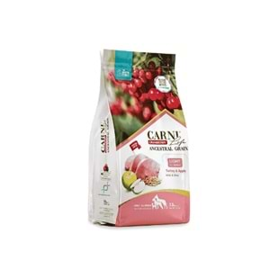 CARNI LIFE CRANBERRY ANCESTRAL GRAIN KÖPEK HİNDİ & ELMA YETİŞKİN LIGHT TÜM IRKLAR 2.5 KG